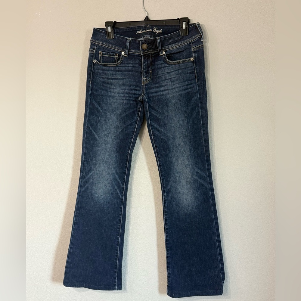 American Eagle Outfitters Dark Blue Boot Cut Jeans
